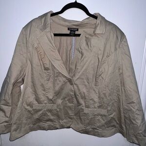 Lane Bryant Tan Women's Blazer